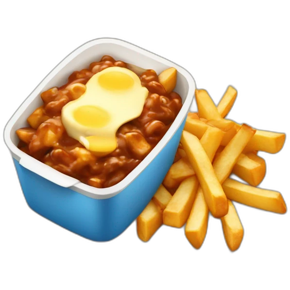 Poutine en slipe emoji