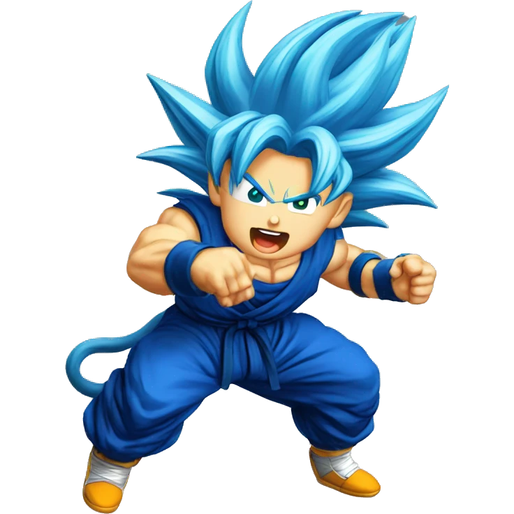 Sangoku super saiyen bleu  emoji