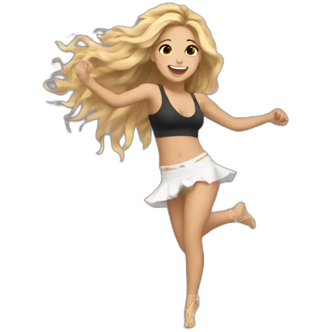 Shakira dancing emoji