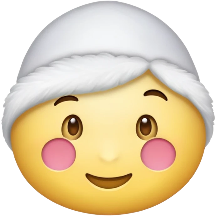 Кролик в розовой шапочке emoji