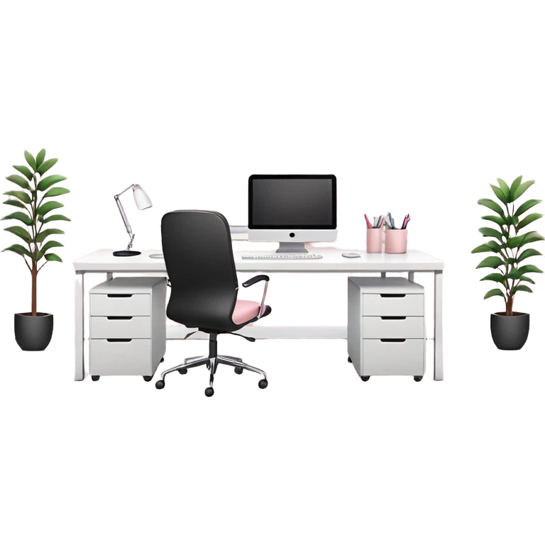 Light Pale Pink Office Space for Lease emoji