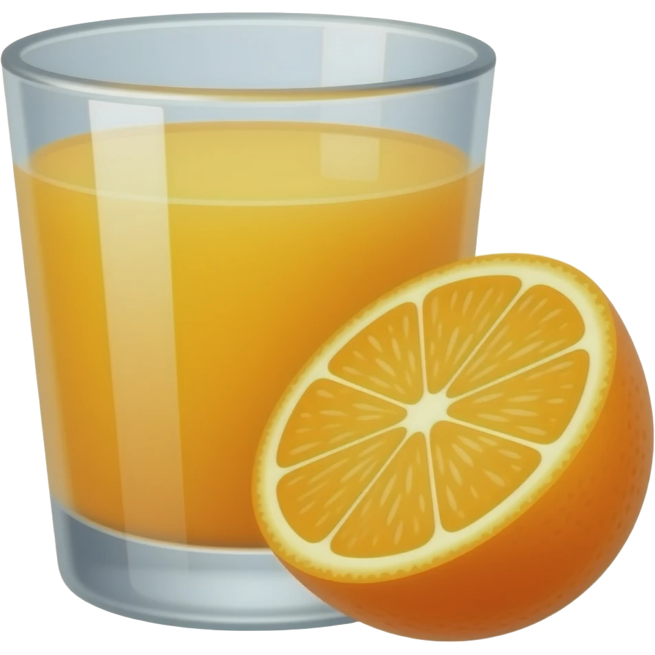 orange juice emoji