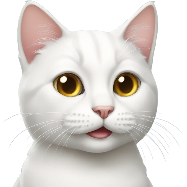 White cat emoji