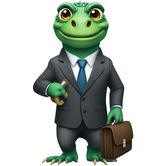 capitalist-iguana emoji