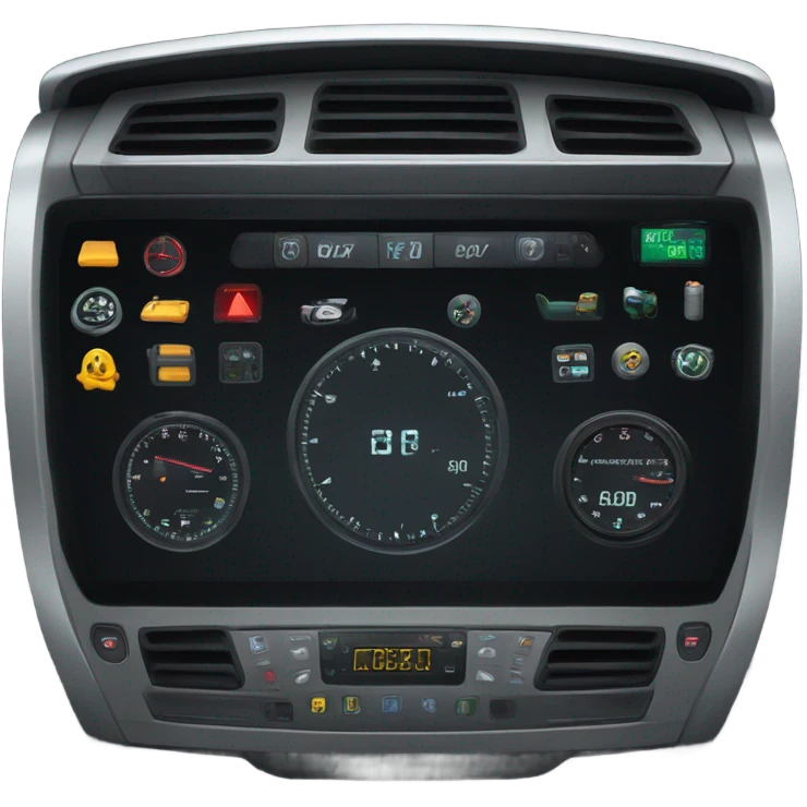 dashboard, black emoji