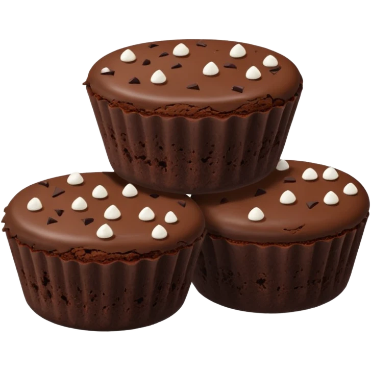 Triple Chocolate Brownie Bites emoji