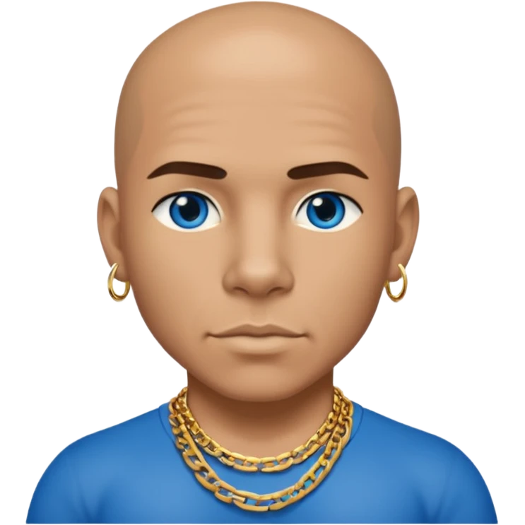 Armando "Pitbull" Pérez with blue eyes emoji