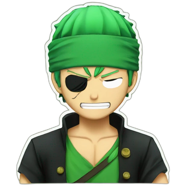 Zoro one piece emoji