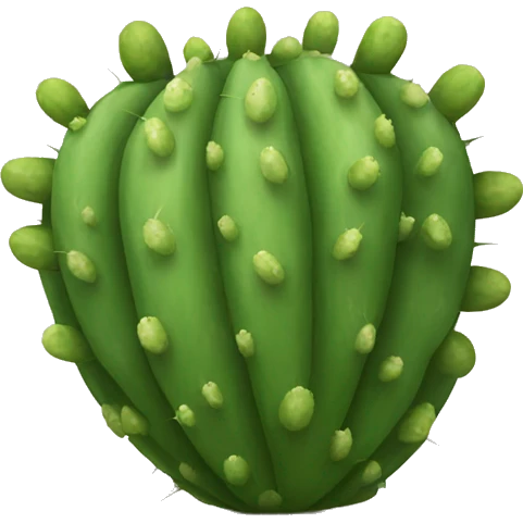 round Nopal emoji