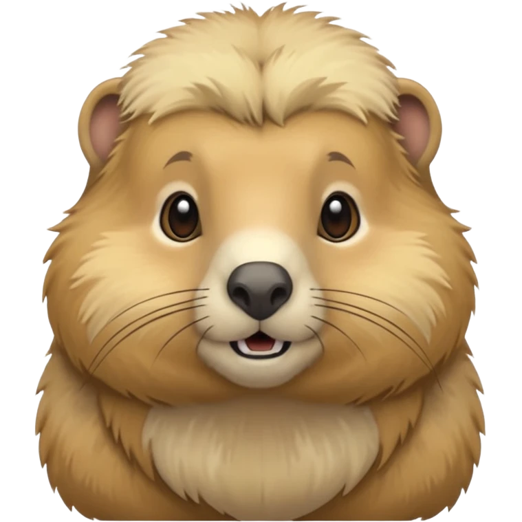 Une marmotte à la chevelure blonde emoji