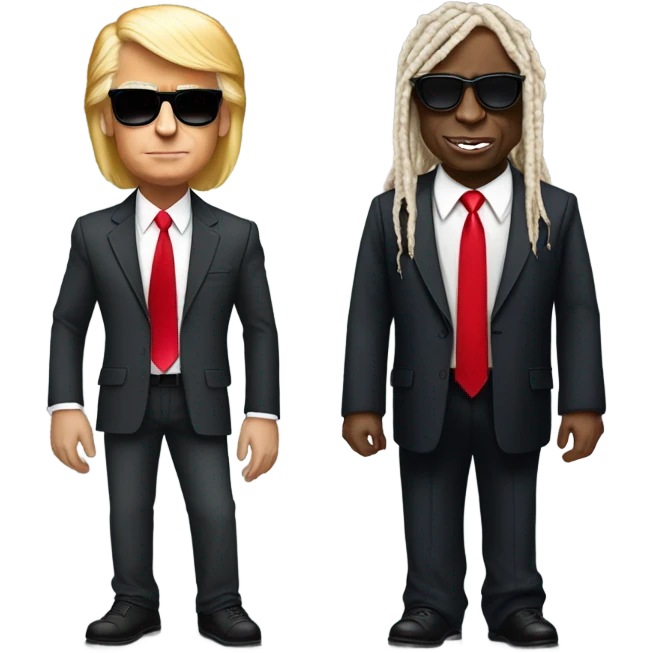 Donald trump and lil Wayne emoji