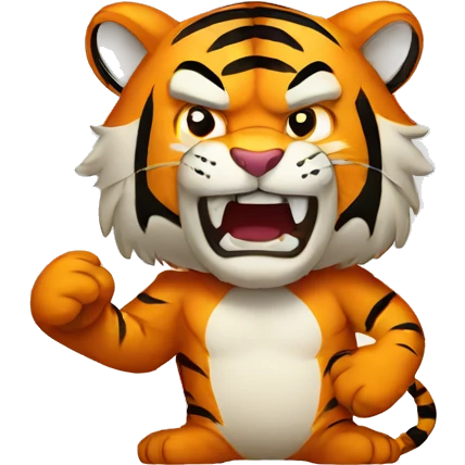 tiger anger emoji
