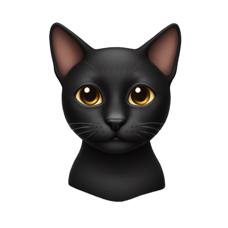 Gato negro  emoji