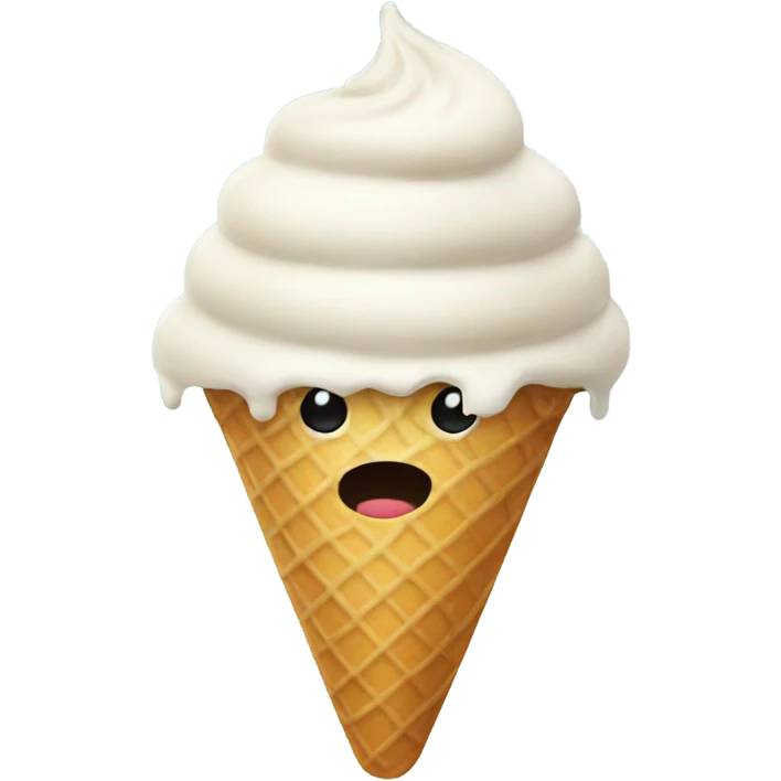 Ice cream emoji