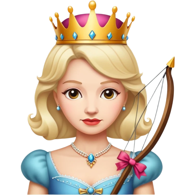 queen with bow emoji