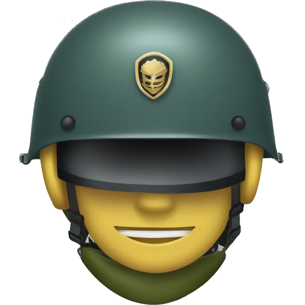Casco militar con vicion nocturna  emoji