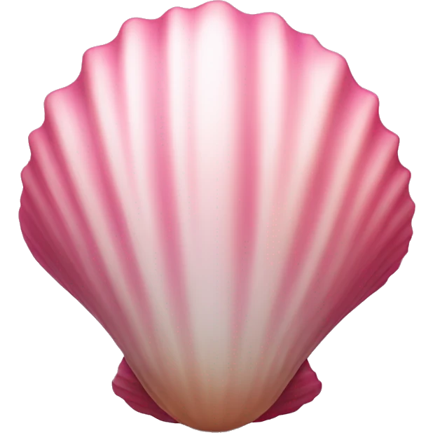 Pink seashell emoji