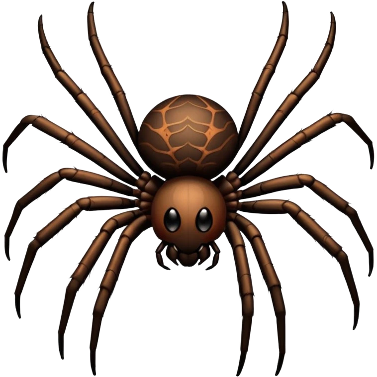 Make a spider crawling emoji