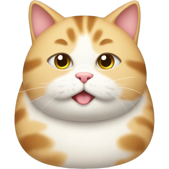 Chubby cat emoji