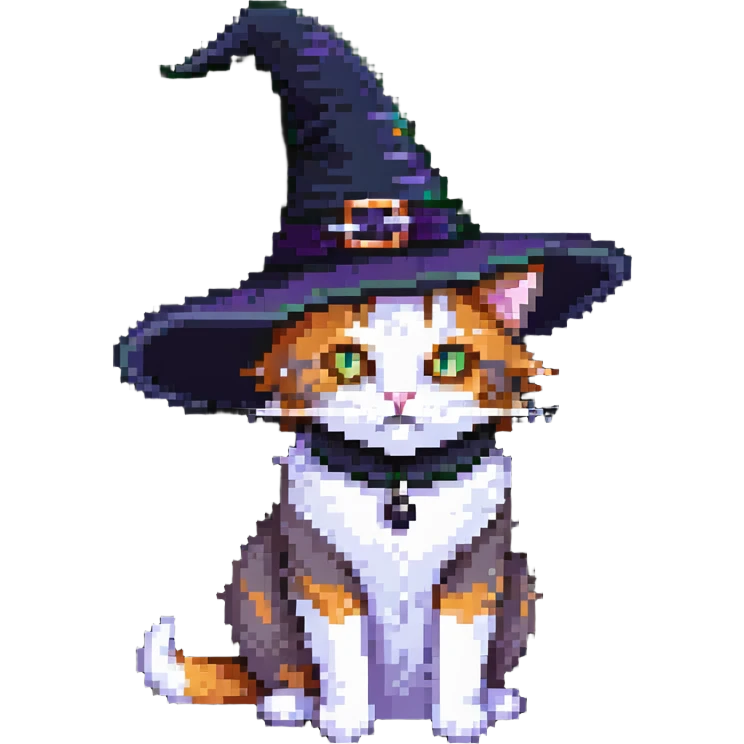 witch cat emoji