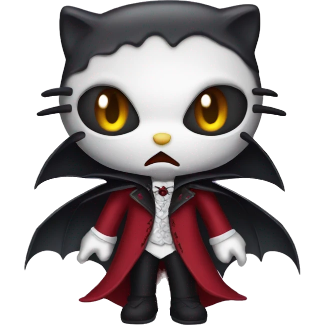 hello kitty vampire emoji