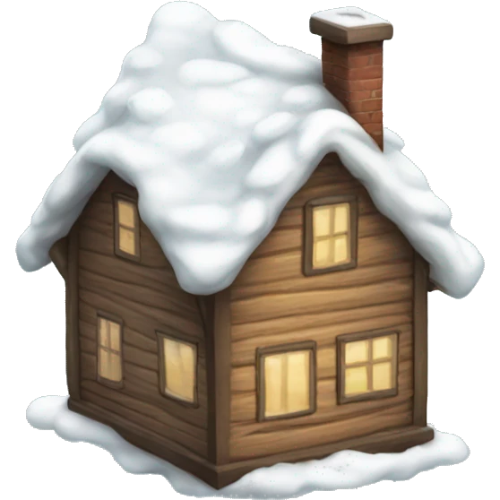 Winter house cozy emoji