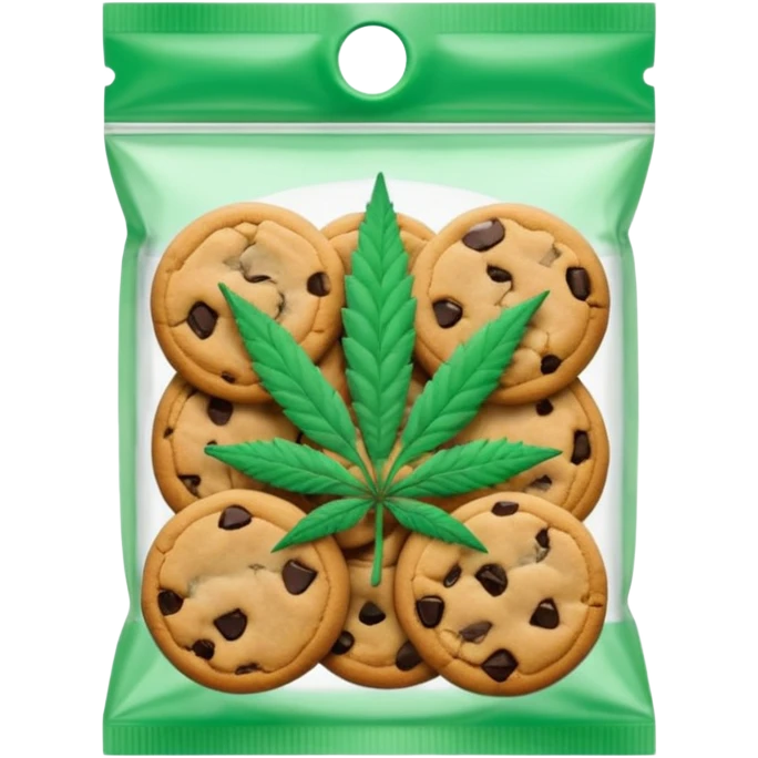 Weed pound baggie with the name medical cookies on it

 emoji