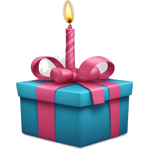 Birthday gift emoji