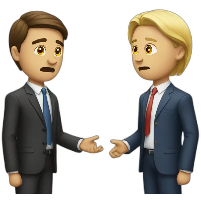 Conflict in business  emoji