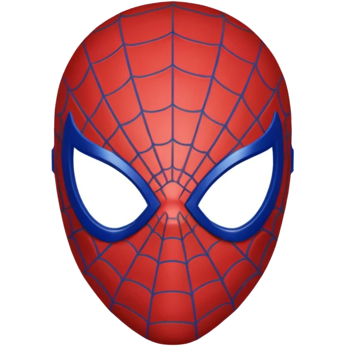 Spider man only face emoji