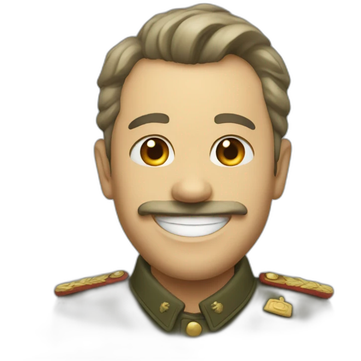 Staline smiling  emoji