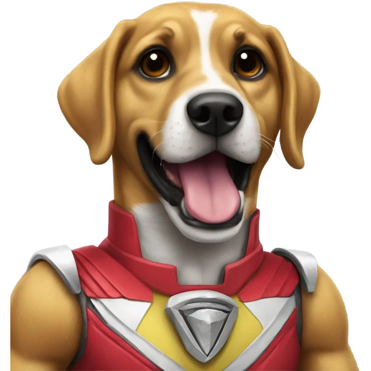 Power ranger dog emoji