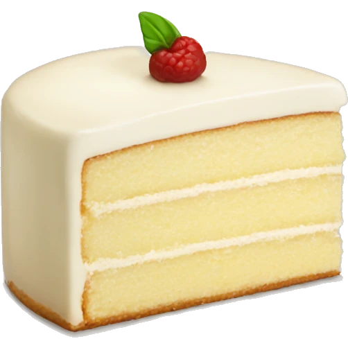 vanilla cake emoji