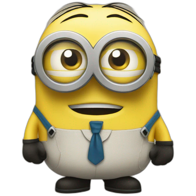 Un minions en peluche emoji