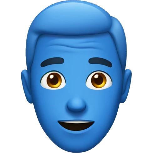 blue guy  emoji