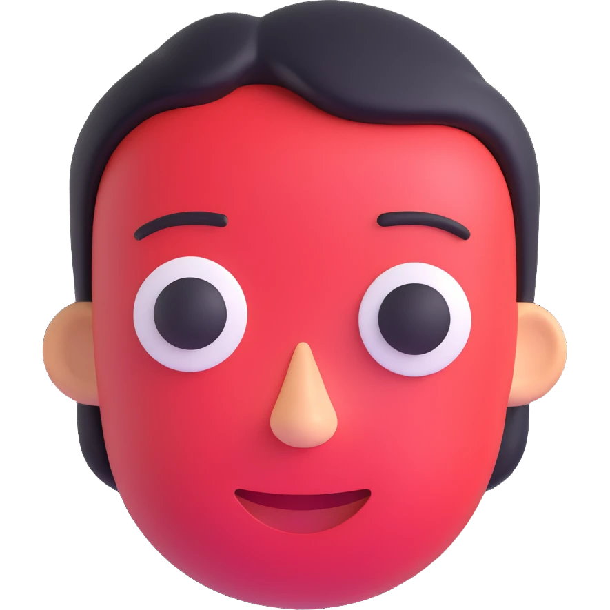 Minimalistic App Icon for AI Call Agent, showing a Showing a icon like AI face, friendly. emoji