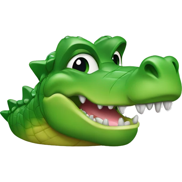 croco with crystal emoji
