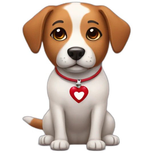dog as blood donor emoji