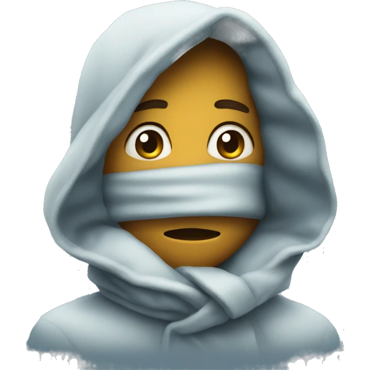 shivering with cold emoji