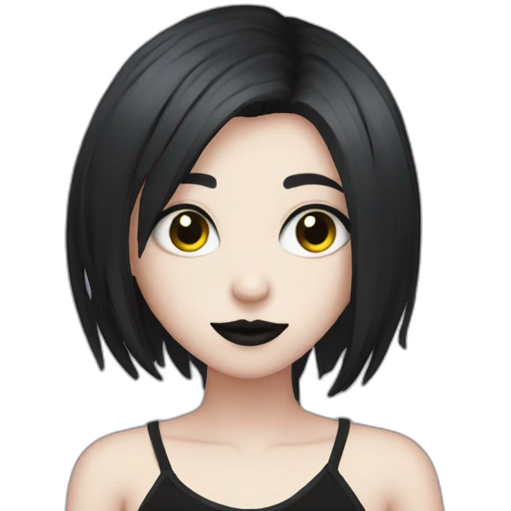 Goth E-girl emoji