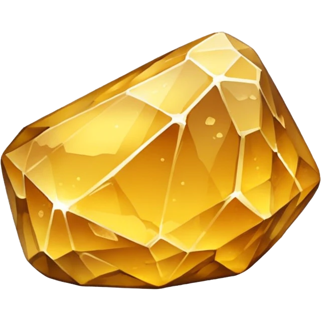 Salt rock a yellowish color emoji