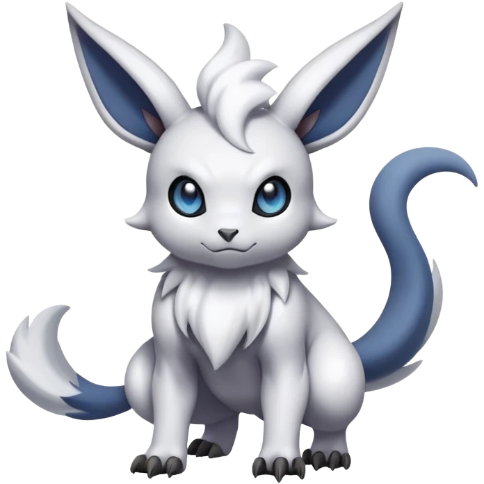 Mewostic-Absol-Minccino-Pokémon-Fakémon-hybrid-creature (full body) emoji