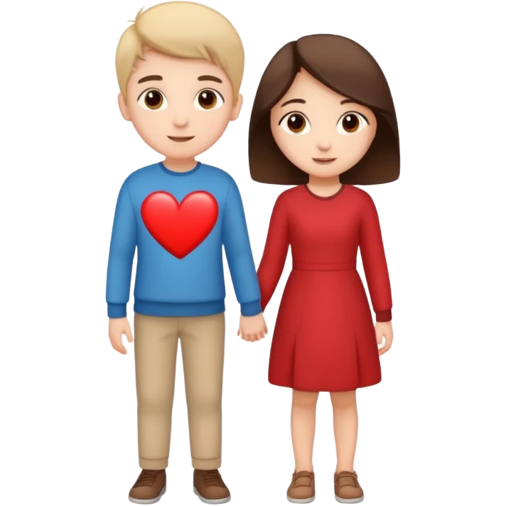 Cute Boy And Cute Girl Standing Love  Add Heart Heart Name Khushbu  emoji