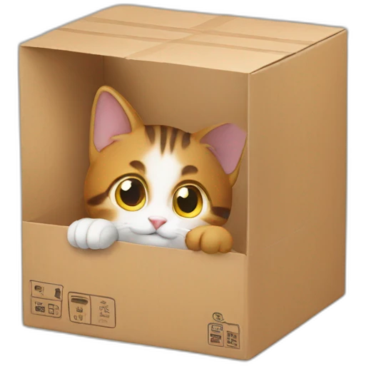 Cat delivery emoji