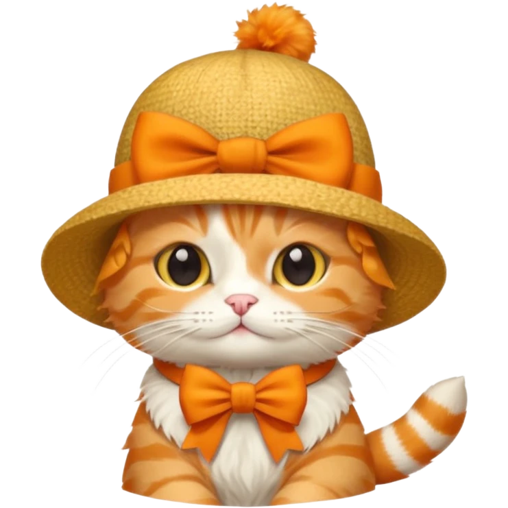 Cat With a Had anda a bow emoji