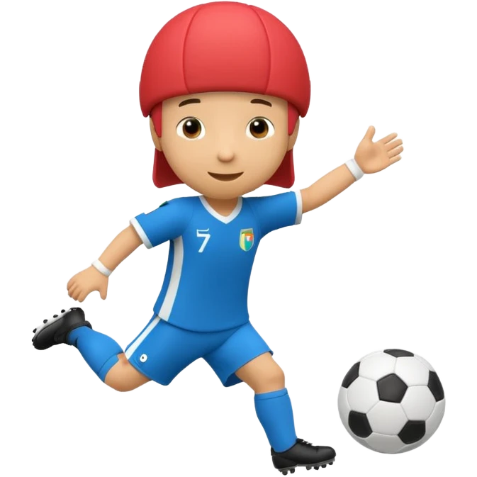 Pocoyo futbolista emoji