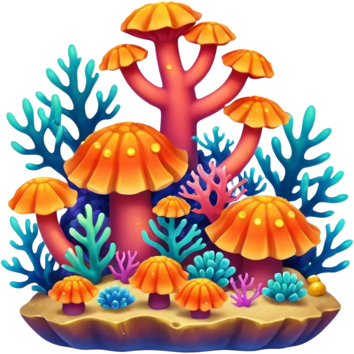 Coral Reef Treasure emoji