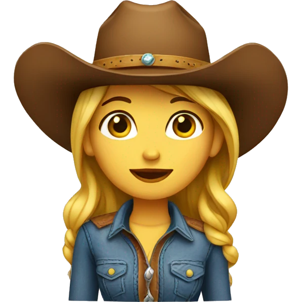 Cowgirl emoji