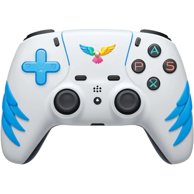 manette ps5 avec les ailes d'anges emoji