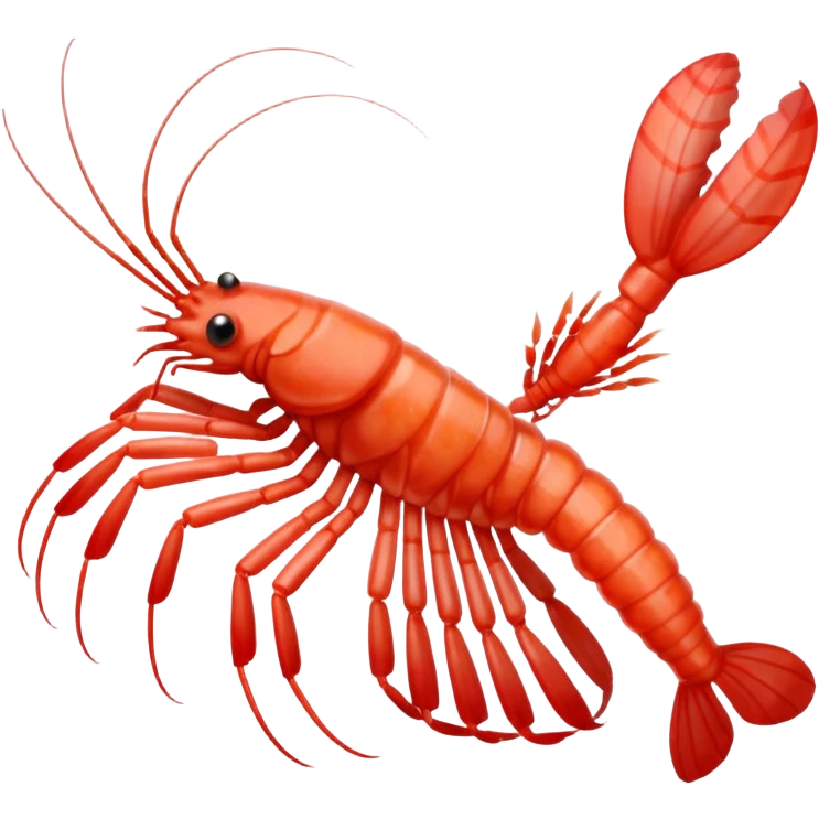 Coral banded shrimp emoji